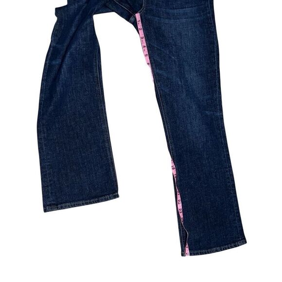 J. Crew Billie Demi Boot Crop Dark Wash Denim Jeans size 29 Tall Long - Picture 6 of 7